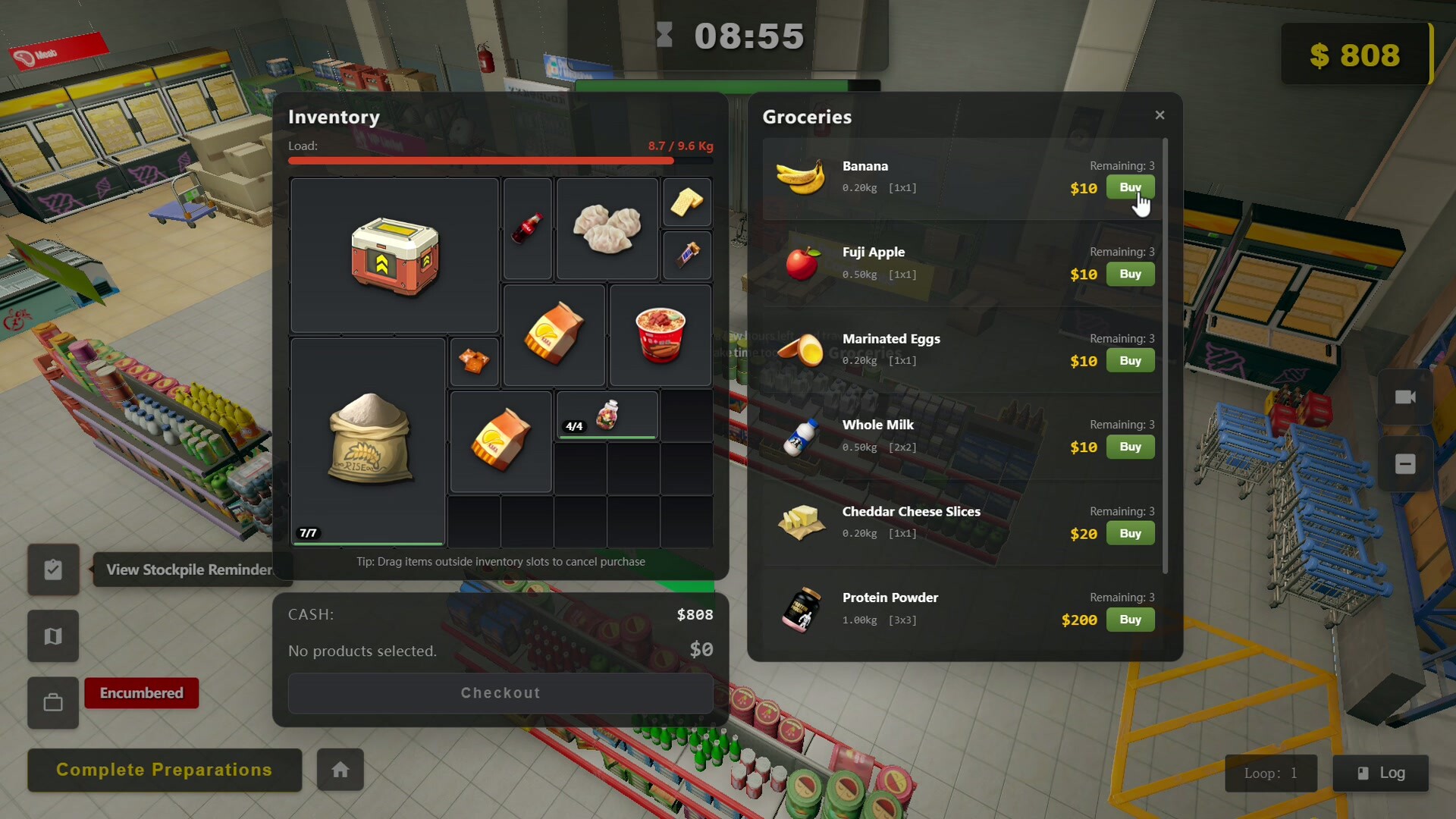 Survival Log zombie hoarding survival game screenshot